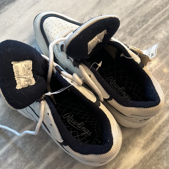 Vintage Rawlings all leather running shoes brand new with tags attached - Picture 14 of 17